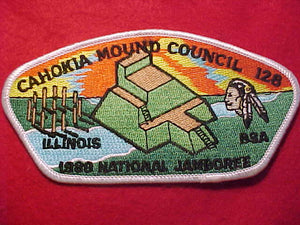 1989 NJ PATCH, CAHOKIA MOUND COUNCIL, ILLINOIS