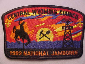 1993 NJ PATCH, CENTRAL WYOMING