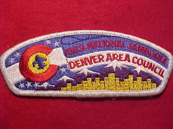 1989 NJ PATCH, DENVER AREA COUNCIL