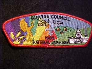 1989 NJ PATCH, QUIVIRA COUNCIL, WICHITA KANSAS