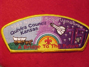 1993 NJ PATCH, QUIVIRA COUNCIL, KANSAS