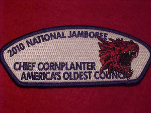 2010 NJ PATCH, CHIEF CORNPLANTER, AMERICA'S OLDEST COUNCIL