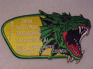 2010 NJ PATCH, CHIEF CORNPLANTER COUNCIL, STAFF, AMERICA'S OLDEST COUNCIL, ALLEGHEY AL, GREEN BDR.