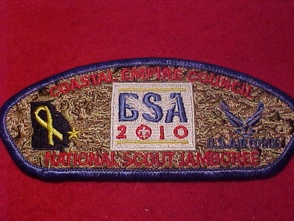 2010 NJ PATCH, COASTAL EMPIRE COUNCIL, U. S. AIR FORCE