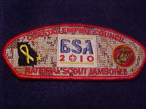 2010 NJ PATCH, COASTAL EMPIRE COUNCIL, U. S. MARINE CORPS