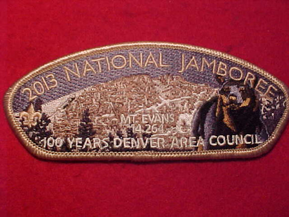 2013 NJ PATCH, DENVER AREA COUNCIL, MT. EVANS, CO