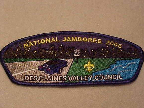 2005 NJ PATCH, DES PLAINES VALLEY COUNCIL, NAVY BDR.