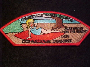 2010 NJ PATCH, CONNECTICUT YANKEE COUNCIL, MISS BUXLEY ON THE BEACH