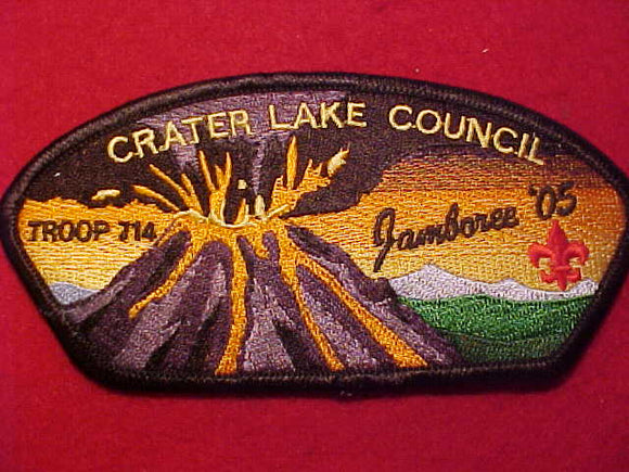 2005 NJ PATCH, CRATER LAKE COUNCIL, TROOP 714