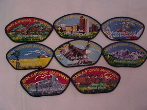 2005 NJ PATCH SET (8PC.), DENVER AREA COUNCIL