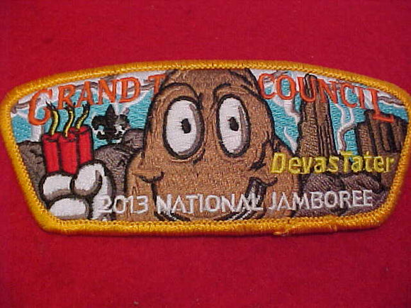 2013 NJ PATCH, GRAND TETON COUNCIL, DEVASTATER