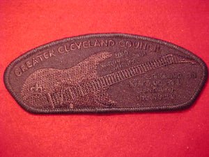 2010 NJ PATCH, GREATER CLEVELAND COUNCIL, BLACK GHOST