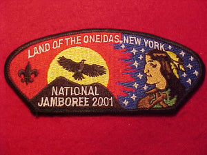 2001 NJ PATCH, LAND OF THE ONEIDAS, NEW YORK