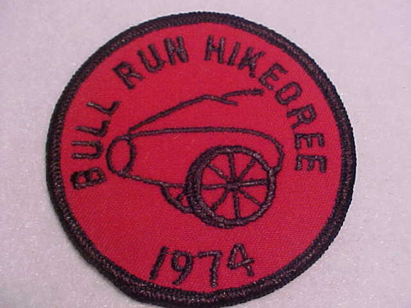 HIKEOREE PATCH, 1974, BULL RUN