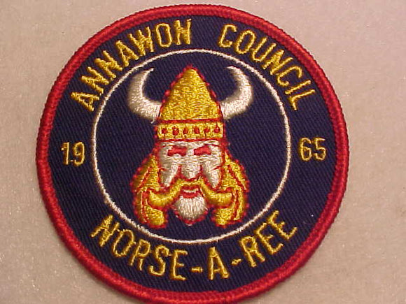 NORSE-A-REE PATCH, 1965, ANNAWON COUNCIL