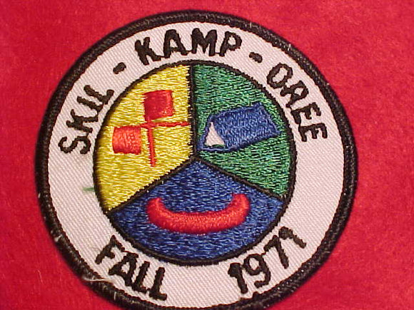 SKIL-KAMP-OREE PATCH, FALL 1977