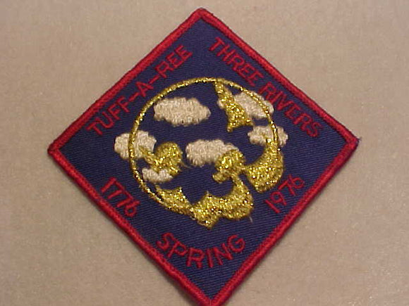 TUFF-A REE PATCH, SPRING 1976, THREE RIVERS COUNCIL