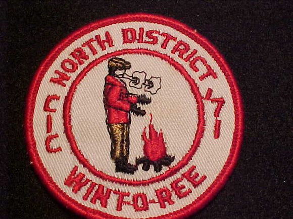 WINT-O-REE PATCH, 1971, NORTH DISTRICT, CIC (CENTRAL INDIANA COUNCIL)