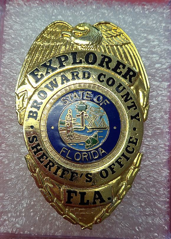 BADGE, BROWARD COUNTY, FLORIDA SHERIFF'S OFFICE EXPLORER
