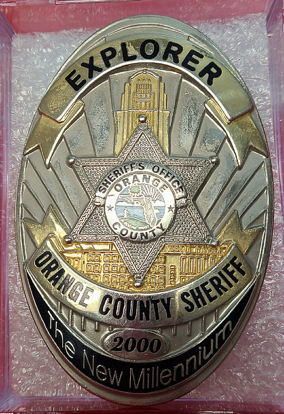 BADGE, 2000 ORANGE COUNTY, FLORIDA SHERIFF EXPLORER