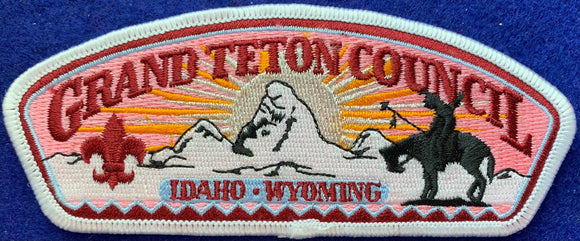 Grand Teton Council | Idaho - Wyoming. CSP SA-17:1. White Border. Mint Condition.