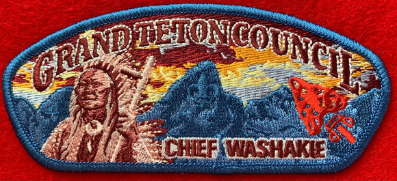 Grand Teton Council | Chief Washakie CSP SA-254. Mint Condition.