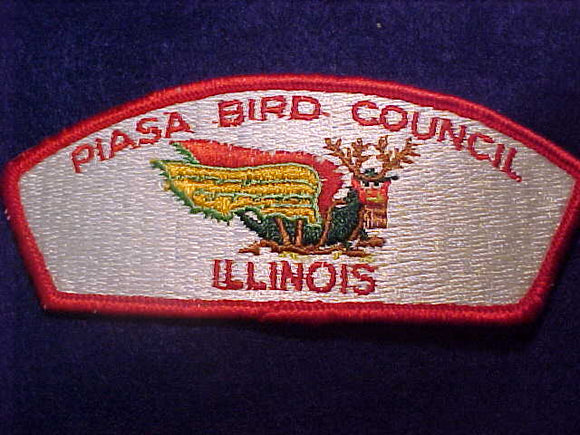 112 PIASA BIRD COUNCIL PATCH S-1, ILLINOIS