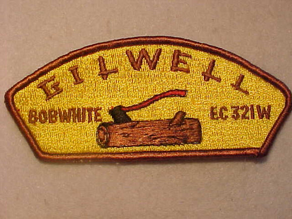 118 CHICAGO AREA COUNCIL SA-13, EC321W, WOODBADGE BOBWHITE
