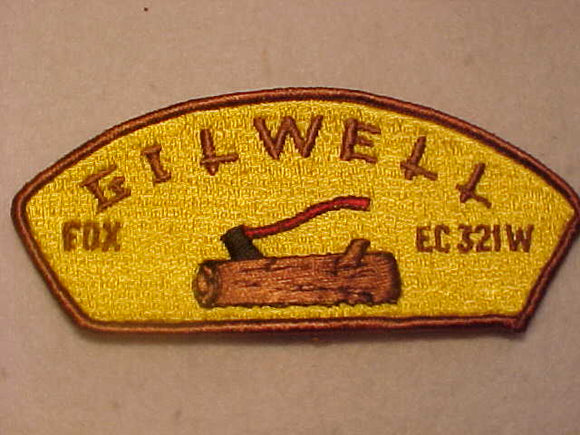 118 CHICAGO AREA COUNCIL SA-15, EC321W, WOODBADGE FOX