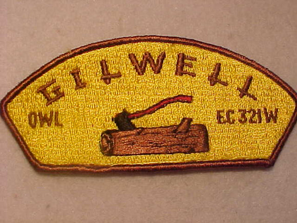 118 CHICAGO AREA COUNCIL SA-16, EC321W, WOODBADGE OWL