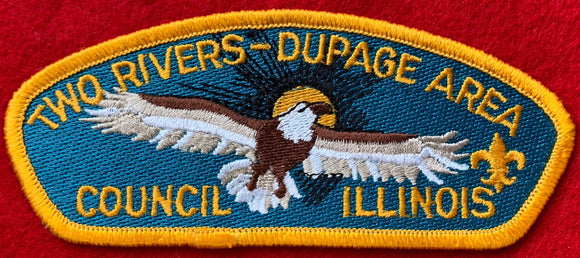 Two Rivers-Dupage Area CSP S-1. Yellow Border. Mint Condition.