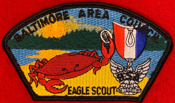 Baltimore Area Crab and Eagle medal; oversized; “Eagle Scout” Commerative CSP SA-65. Mint Condition.