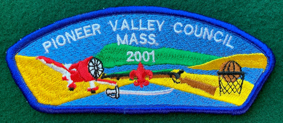 Pioneer Valley Council CSP S-10. Blue Border. Mint Condition.