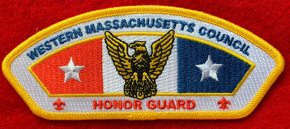 Western Massachusetts Council Honor Guard Commerative Editon CSP SA-37. Yellow Border. Mint Condition.