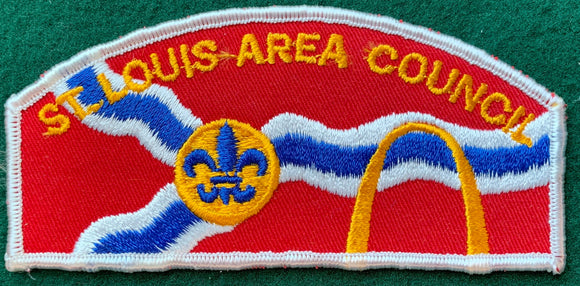 St. Louis Area Council CSP T-1. White Border. Mint Condition.