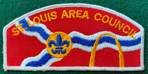 St. Louis Area Council CSP TU-A. White Border. Mint Condition.