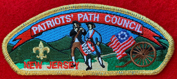 Patriots' Path Council CSP SA-2. Gold Mylar Border. Mint Condition.