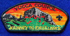 Yucca Council Journey to Excellence (JTE) Commerative Edition CSP SA-111. Black Border. Mint Condition.