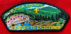 Yucca Council Journey to Excellence (JTE) Commerative Edition CSP SA-124. Black Border. Mint Condition.