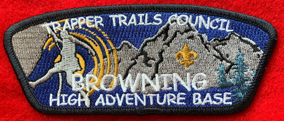 Trapper Trails Council Browning High Adventure [Base] Commerative Edition CSP SA-152. Black Border. Mint Condition.