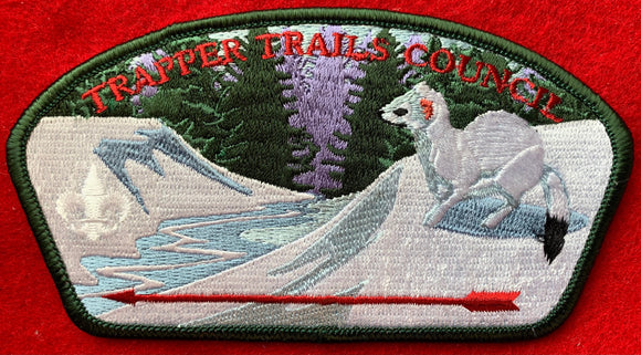 Trapper Trails Council CSP SA-169. Dark Green Border. Mint Condition.