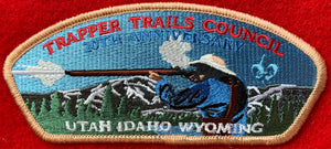 Trapper Trails Council 20th Anniversary Special Edition CSP SA-173. Light Tan Border. Mint Condition.