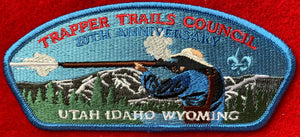 Trapper Trails Council 20th Anniversary Special Edition CSP SA-175. Blue Border. Mint Condition.