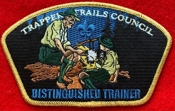 Trapper Trails Council Distinguished Trainer Commerative Edition CSP SA-186. Gold Mylar Border. Mint Condition.