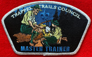 Trapper Trails Council Distinguished Trainer Commerative Edition CSP SA-187. Silver Mylar Border. Mint Condition.