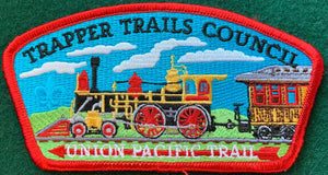 Trapper Trails Council Union Pacific Trail Commerative Edition CSP SA-50. Red Border. Mint Condition.