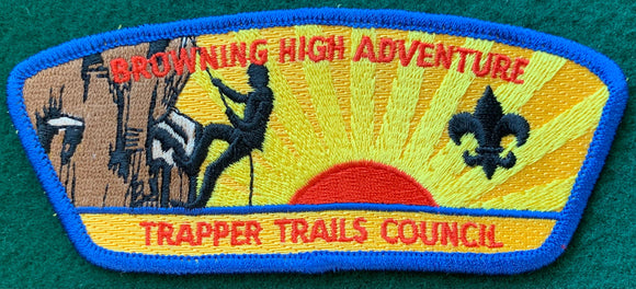 Trapper Trails Council Browning High Adventure [Base] Commerative Edition CSP SA-58. Blue Border. Mint Condition.