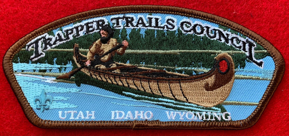 Trapper Trails Council CSP TA-193. Brown Border. Mint Condition.