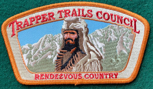 Trapper Trails Council 'Rendezvous Country' Commerative Edition CSP TA-216. Orange Border. Mint Condition.