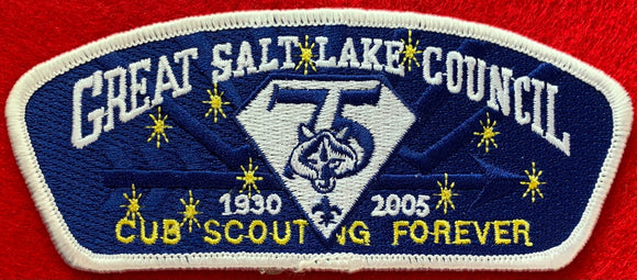 Great Salt Lake Council 2005 Cub Scout Diamond Jubilee (75 Year Anniversary) Commerative CSP SA-144